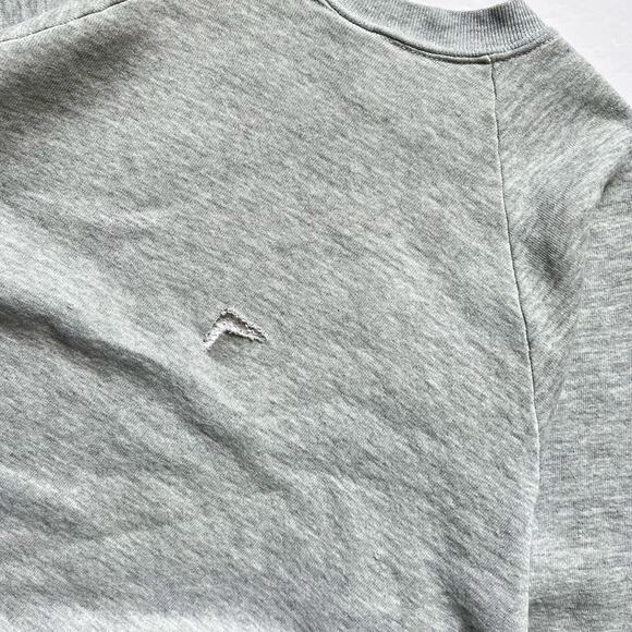 Vintage Distressed Gray Navistar Indianapolis Plant Raglan Crewneck Sweatshirt L - Picture 13 of 16